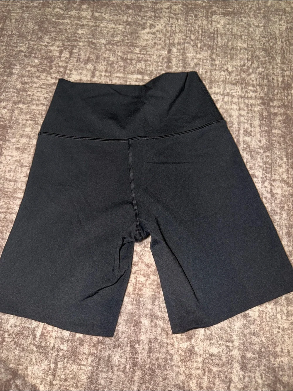 aerie Black High-Rise Bike Shorts